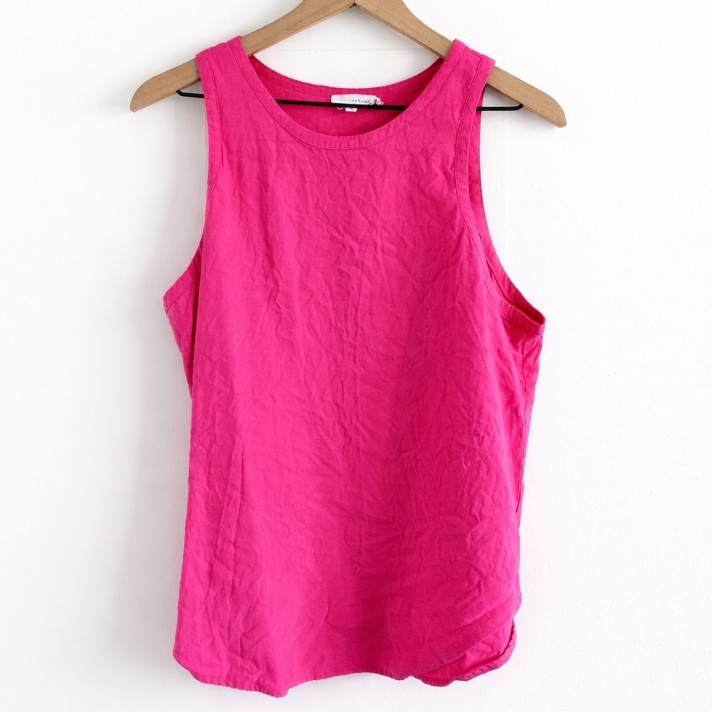 💖 Good American Hawaiian Pink Sleeveless Tank – Size 3 (Large)